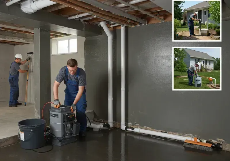 Basement Waterproofing and Flood Prevention process in Bellevue, MI